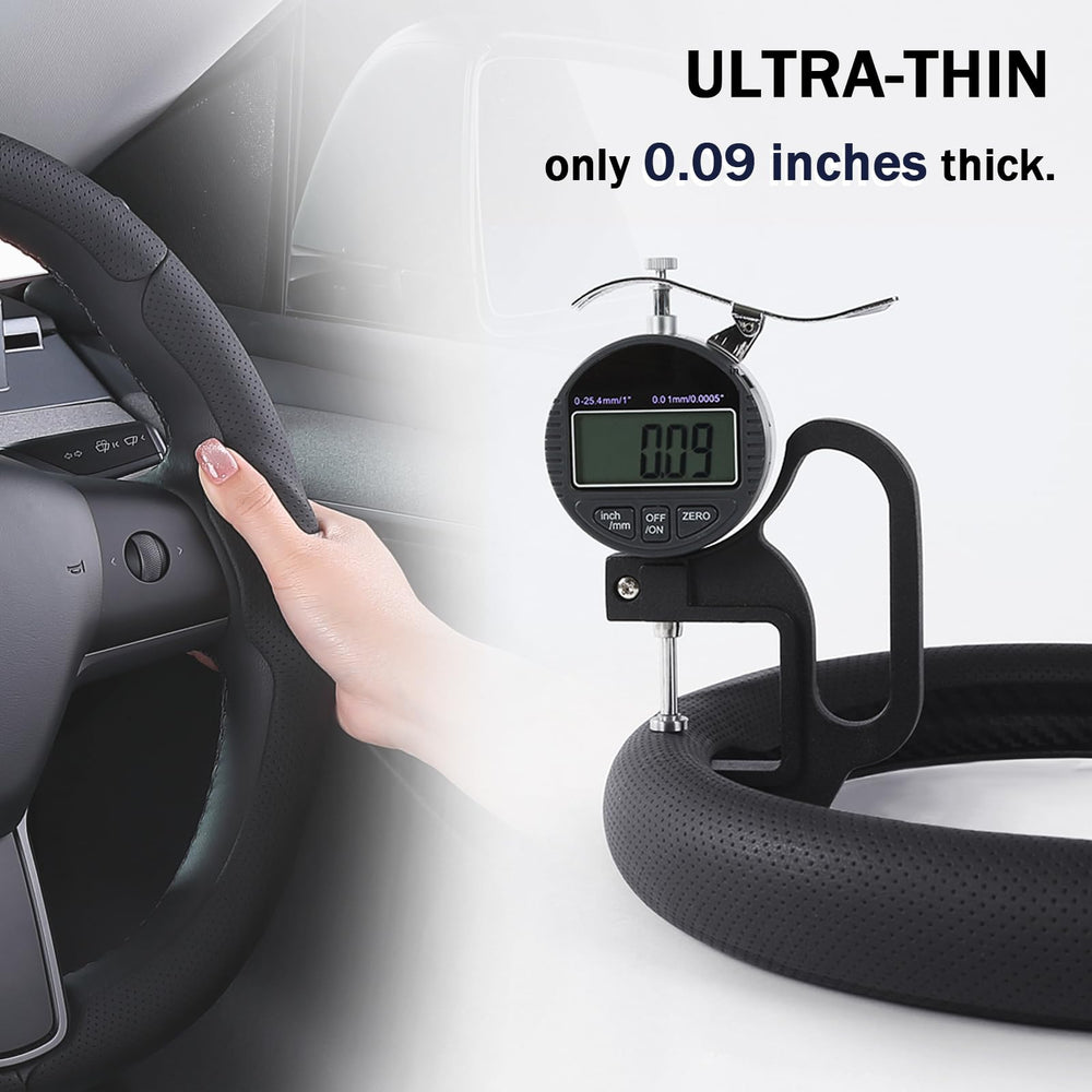 Lophnix installation view, one-minute setup for steering wheel cover