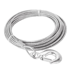 LOPYXBR slip-hook 50ft winch cable offers durable towing performance.