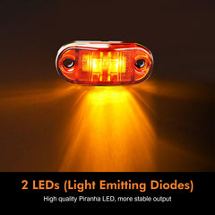 LOQOMI IP68 waterproof trailer lights withstand rain and dust for reliable signaling