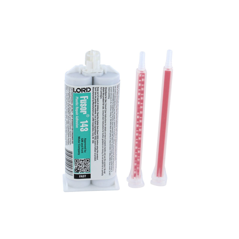 Lord Fusor Extreme Plastic Repair bottle front view for strong bumper and trim fixes