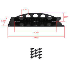 LOSTAR LSX lift plate side view showing five lifting points for balance.