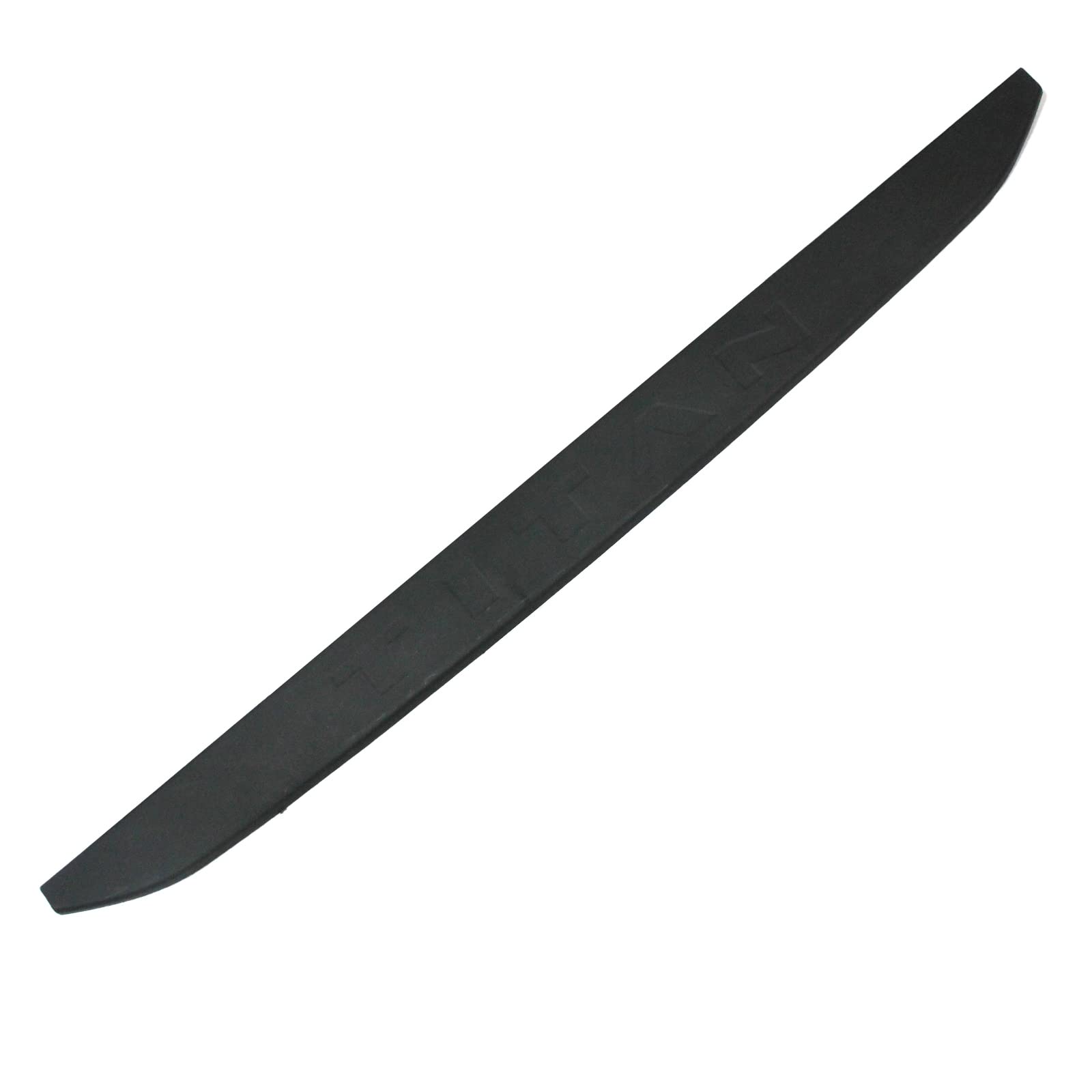Lostar rear gate bed cap molding side view showing seamless Titan installation