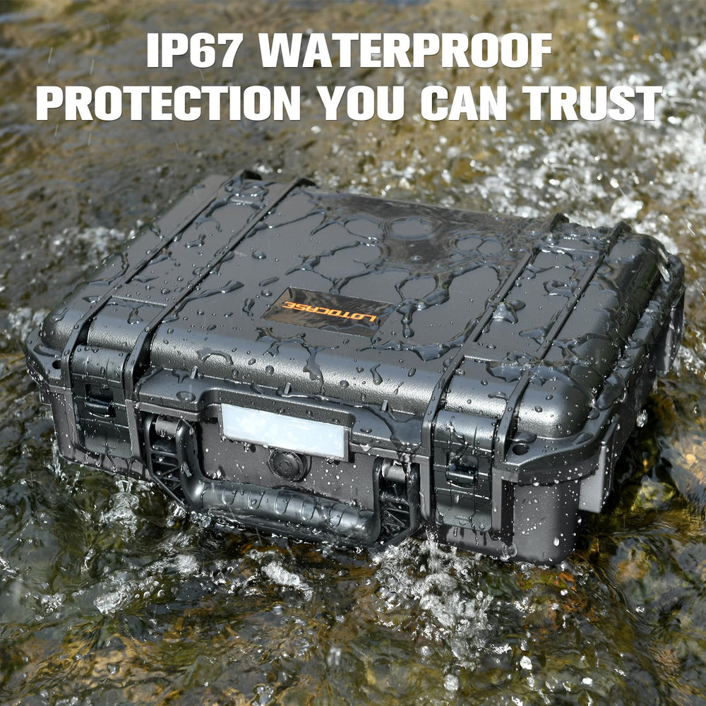 LOTOCASE interior-foam-lining keeps GBX155/GB150 stable and scratch-free.
