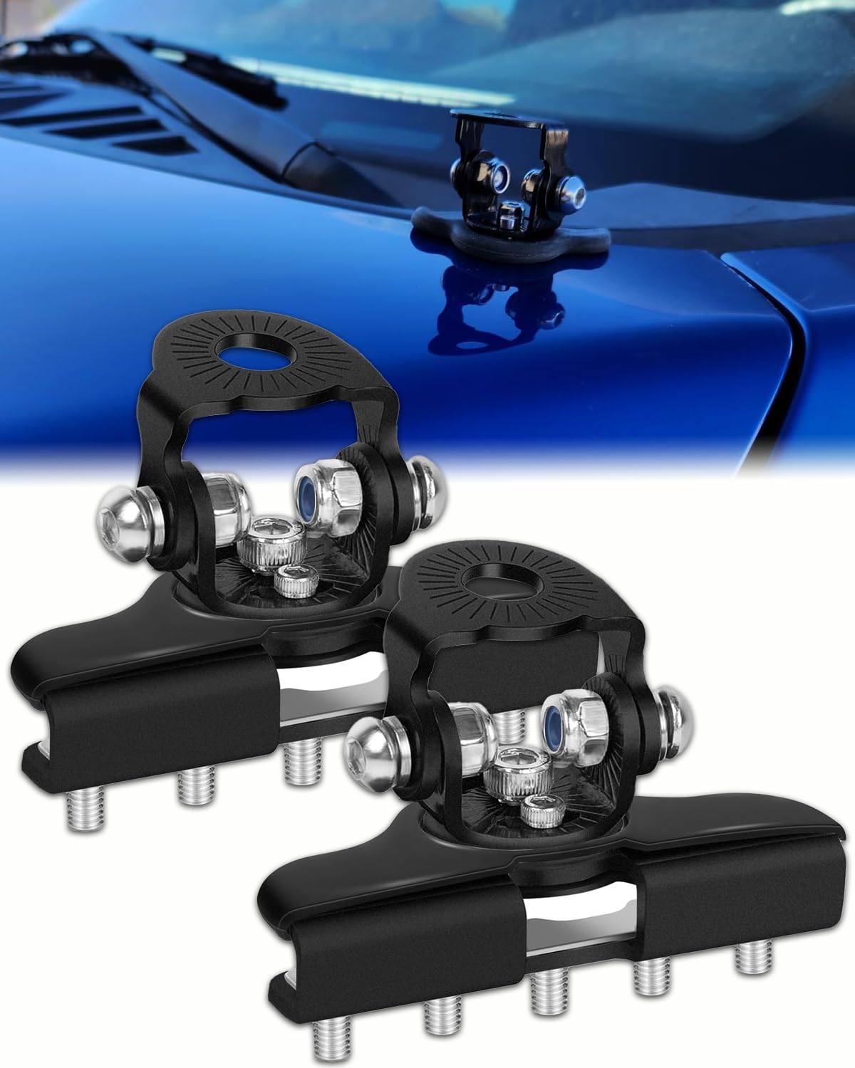 LOUZEZO Led Pod Light Mounts clamp for no-drill installation on vehicles.