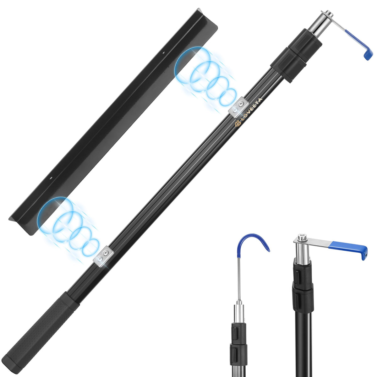 LOVEETA cargo grabber extendable arm reaches high and distant items with ease