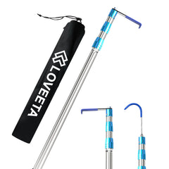 LOVEETA cargo grabber tool extends reach to retrieve items from a truck bed.