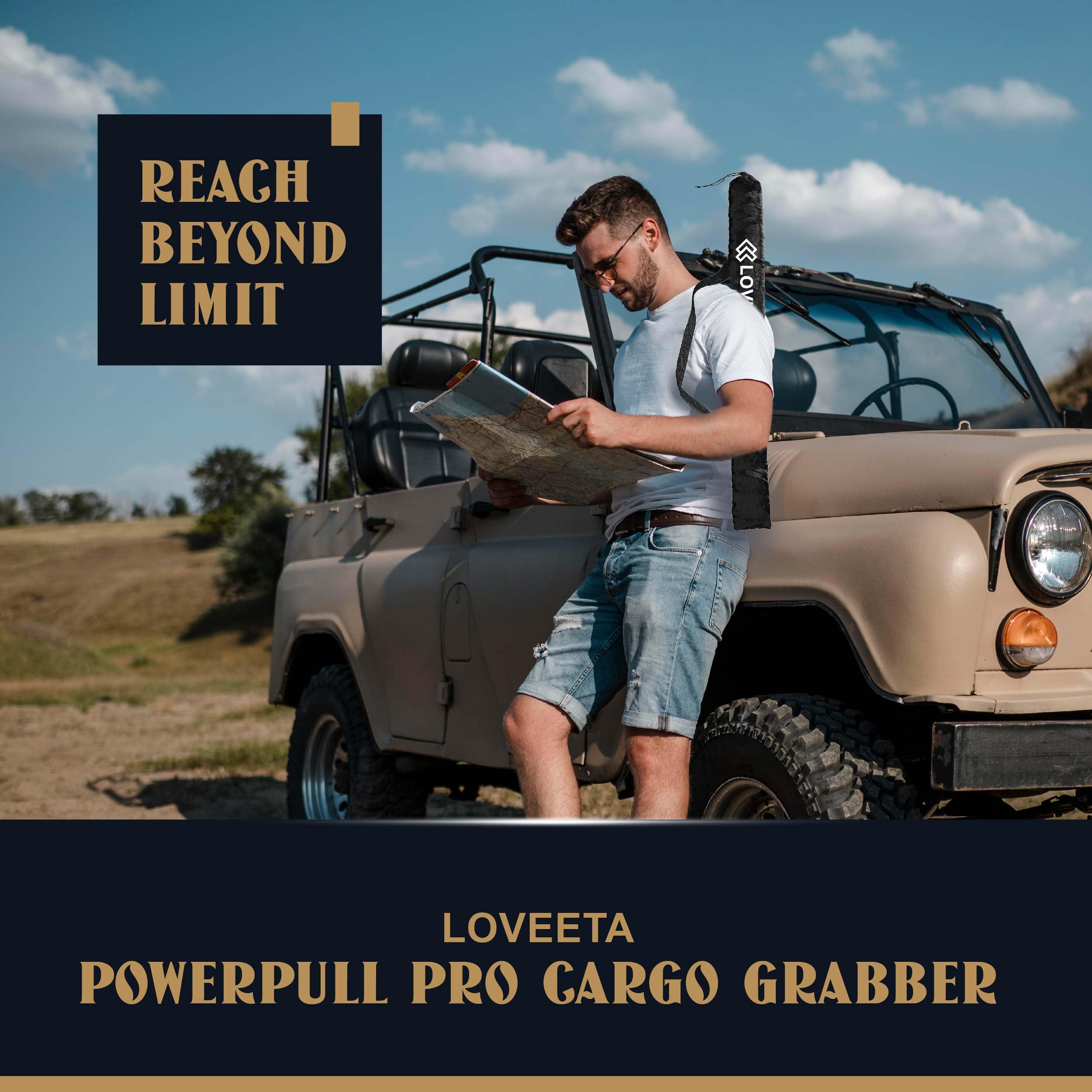 LOVEETA usage examples in truck bed, SUV, and trailer.