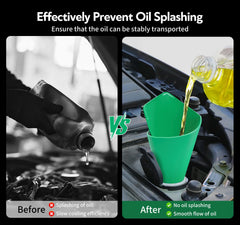 LOVTRAVEL leak-proof oil transfer funnel to minimize spills