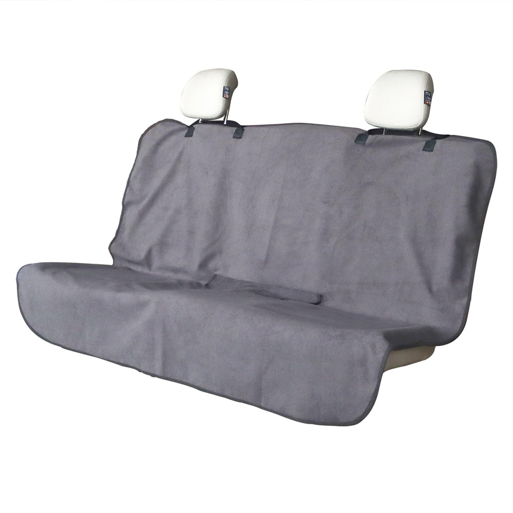 LoyaGour back-seat-cover for car and SUV protects upholstery from spills.