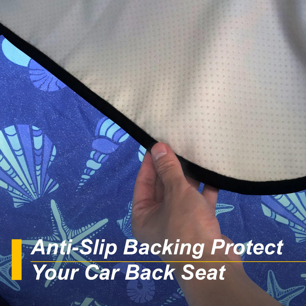 LoyaGour back seat cover full coverage design fits most rear benches