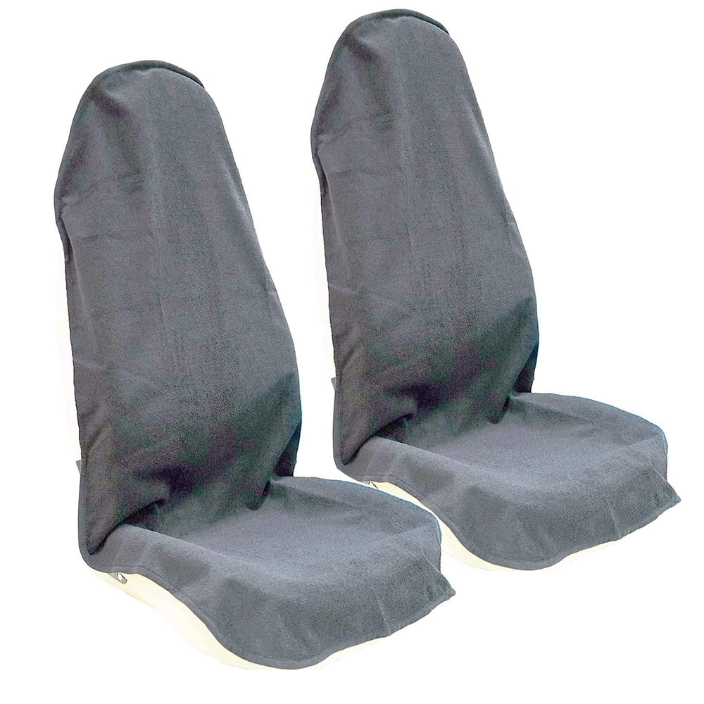 LoyaGour front seat cover with full coverage protects against sweat and spills