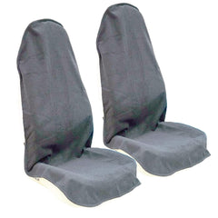 LoyaGour front seat cover with full coverage protects against sweat and spills