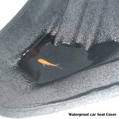 LoyaGour front seat cover non-slip back keeps the cover in place while driving