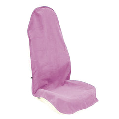 LoyaGour pink front seat cover protects the front seat from sweat and moisture