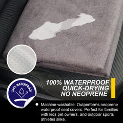 LoyaGour dog-and-kid-friendly-seat-cover helps reduce mess during trips.