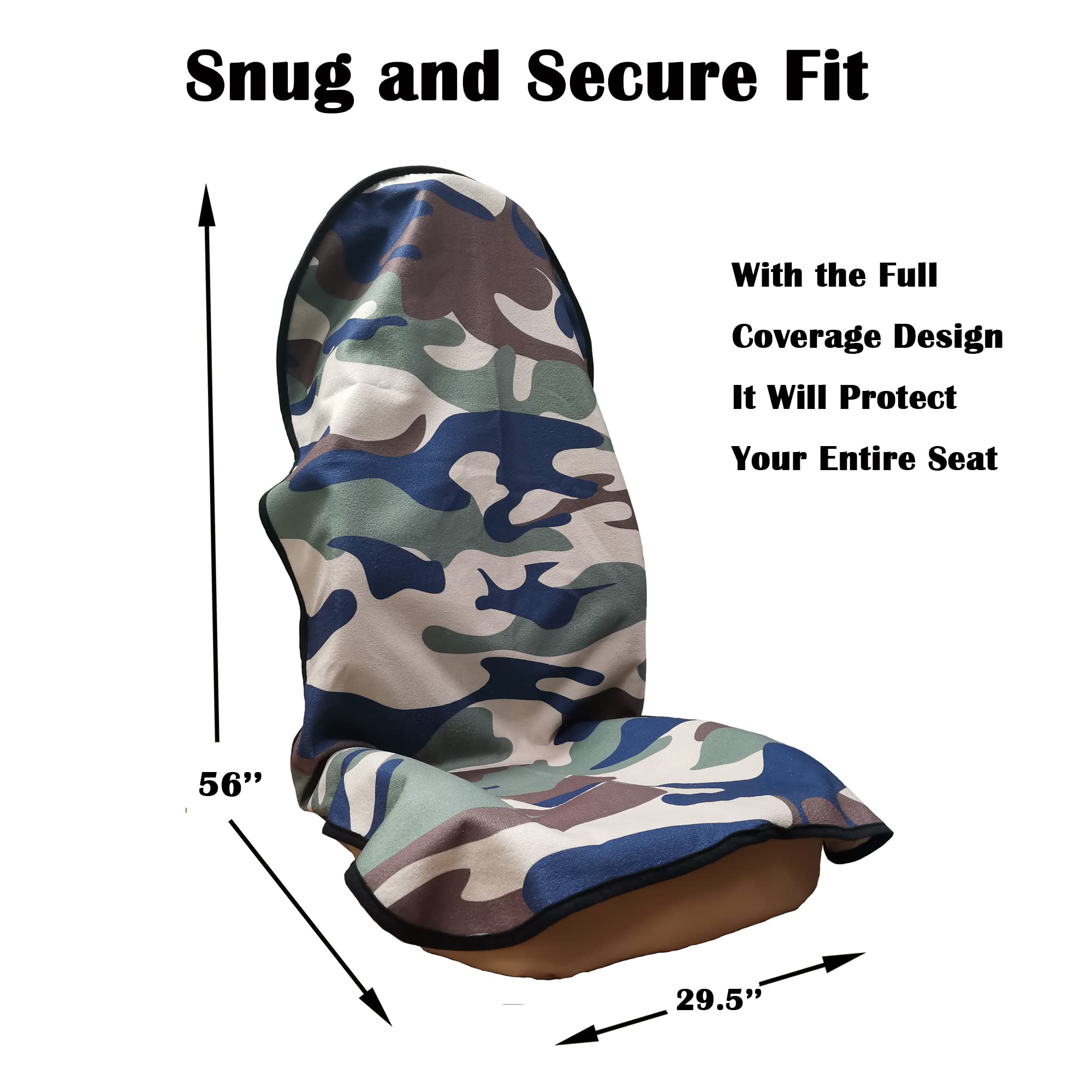 LoyaGour easy install with elastic strap secures the seat cover quickly
