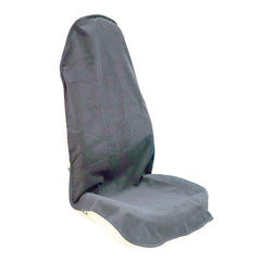 LoyaGour car-seat cover protects front seat from sweat and spills in gray