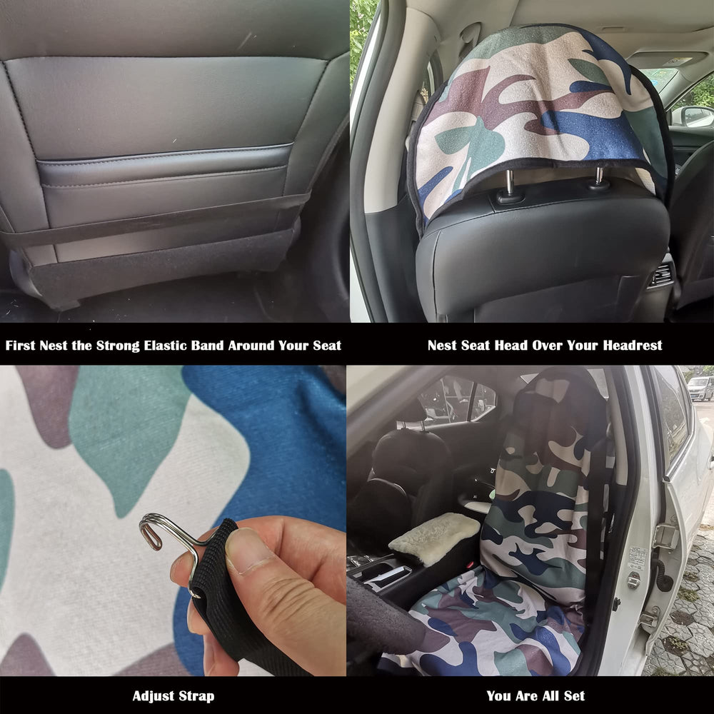 LoyaGour full-coverage seat towel fits most vehicles for complete protection
