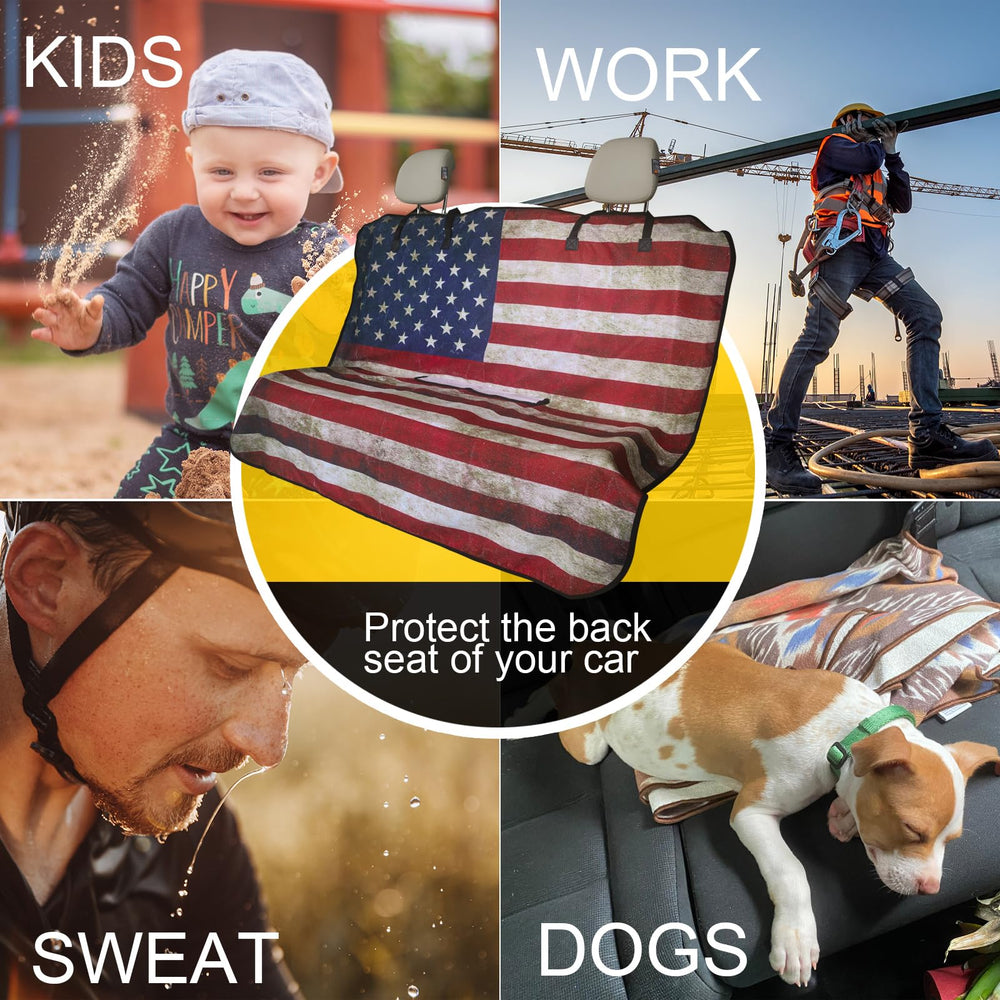 LoyaGour kid-friendly back seat protector keeps seats clean