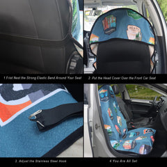 LoyaGour full-coverage seat protector fits most vehicles easily