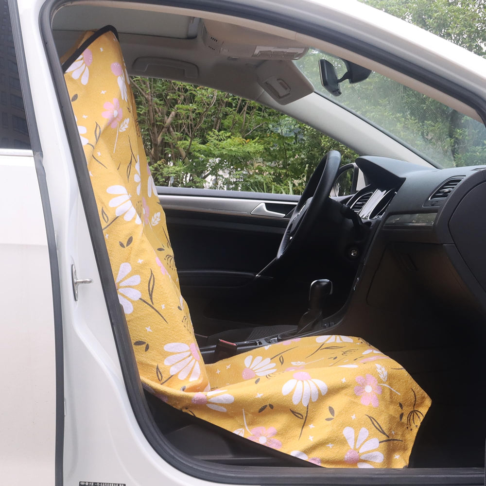 LoyaGour towel rolls compactly for easy storage in the glove box or trunk.