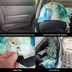 LoyaGour universal-fit seat protector installs quickly for any car