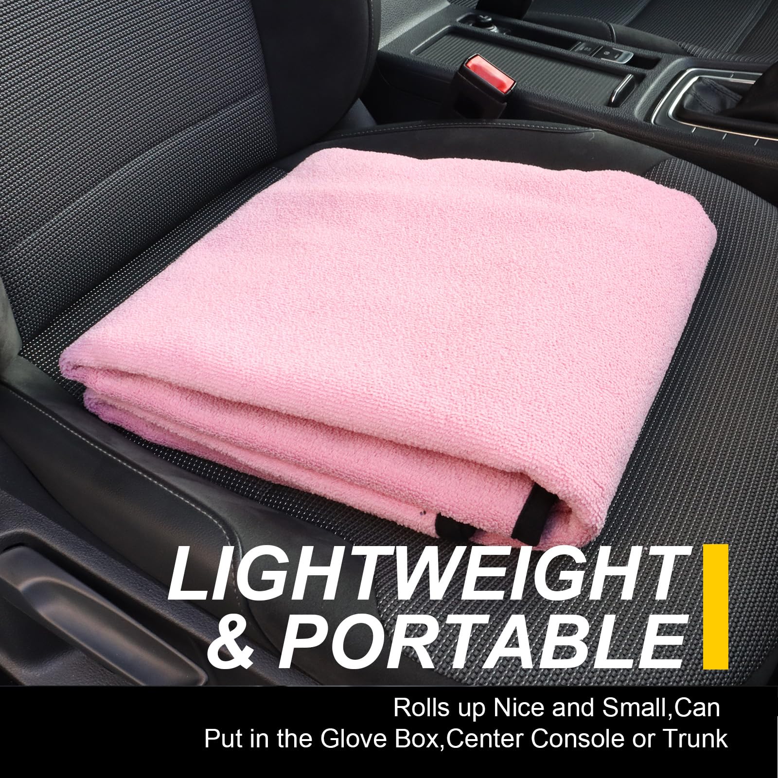 LoyaGour washable pink cover for quick cleanups after trips.