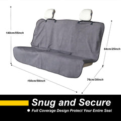 LoyaGour waterproof rear-seat-protector keeps seats dry after spills.