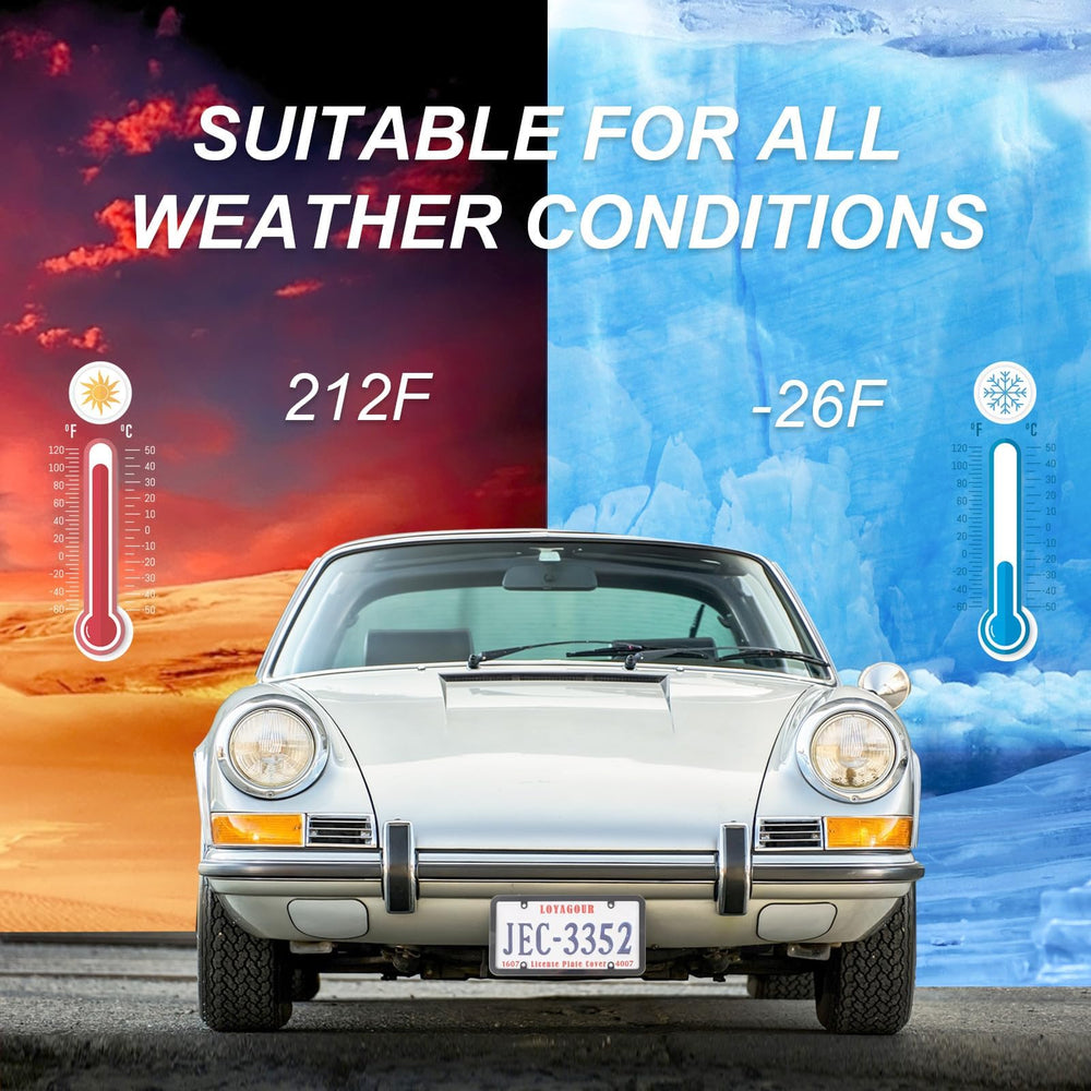 LoyaGour weatherproof shield resists UV and rain for lasting clarity.