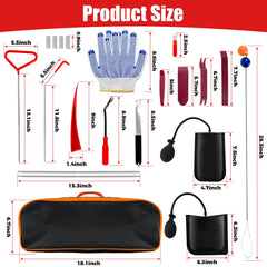 Loyala 22PCS portable storage bag open for tool access.
