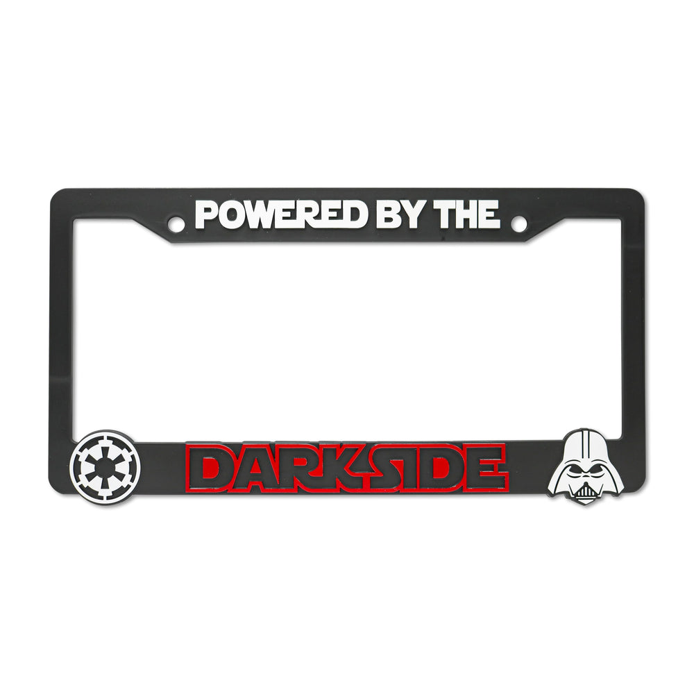 LP Frameworks Darkside 3D raised frame front view shows universal fit and black finish