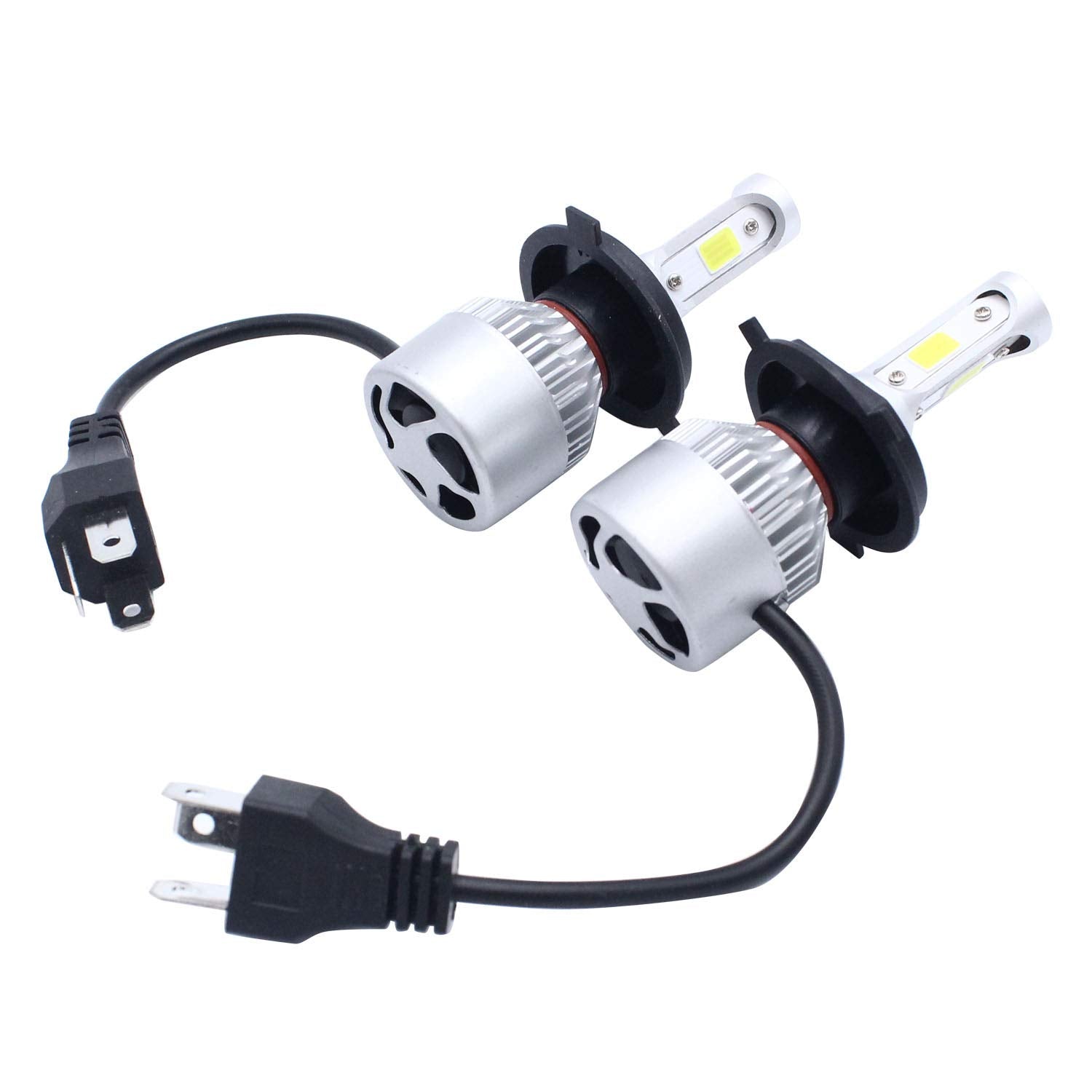 LPFIDI headlight bulbs with instruction inside for easy installation