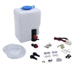 LPFIDI windshield washer bottle with mounting bracket for quick setup