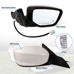 Lqito Honda Accord mirror featuring power glass for improved visibility.