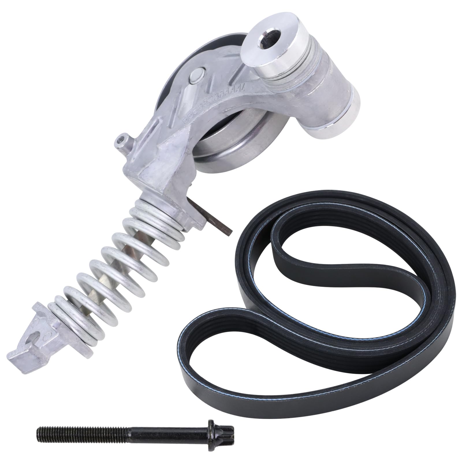 Lqito belt tensioner with pulley maintains proper belt tension for smooth operation