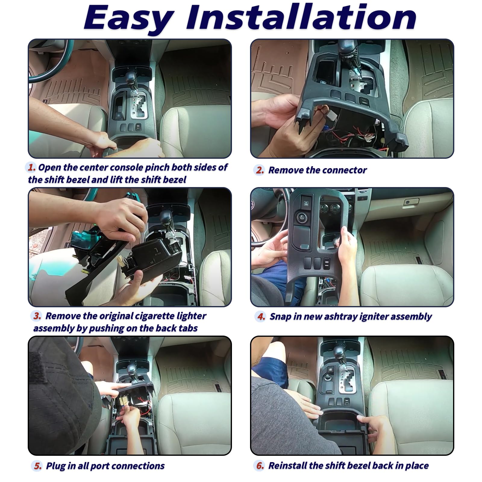 Lqito center console integration blends with interior aesthetics.