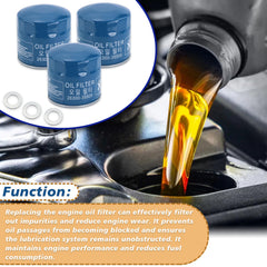 Lqito drain plug gasket close-up, promotes a leak-free oil change.
