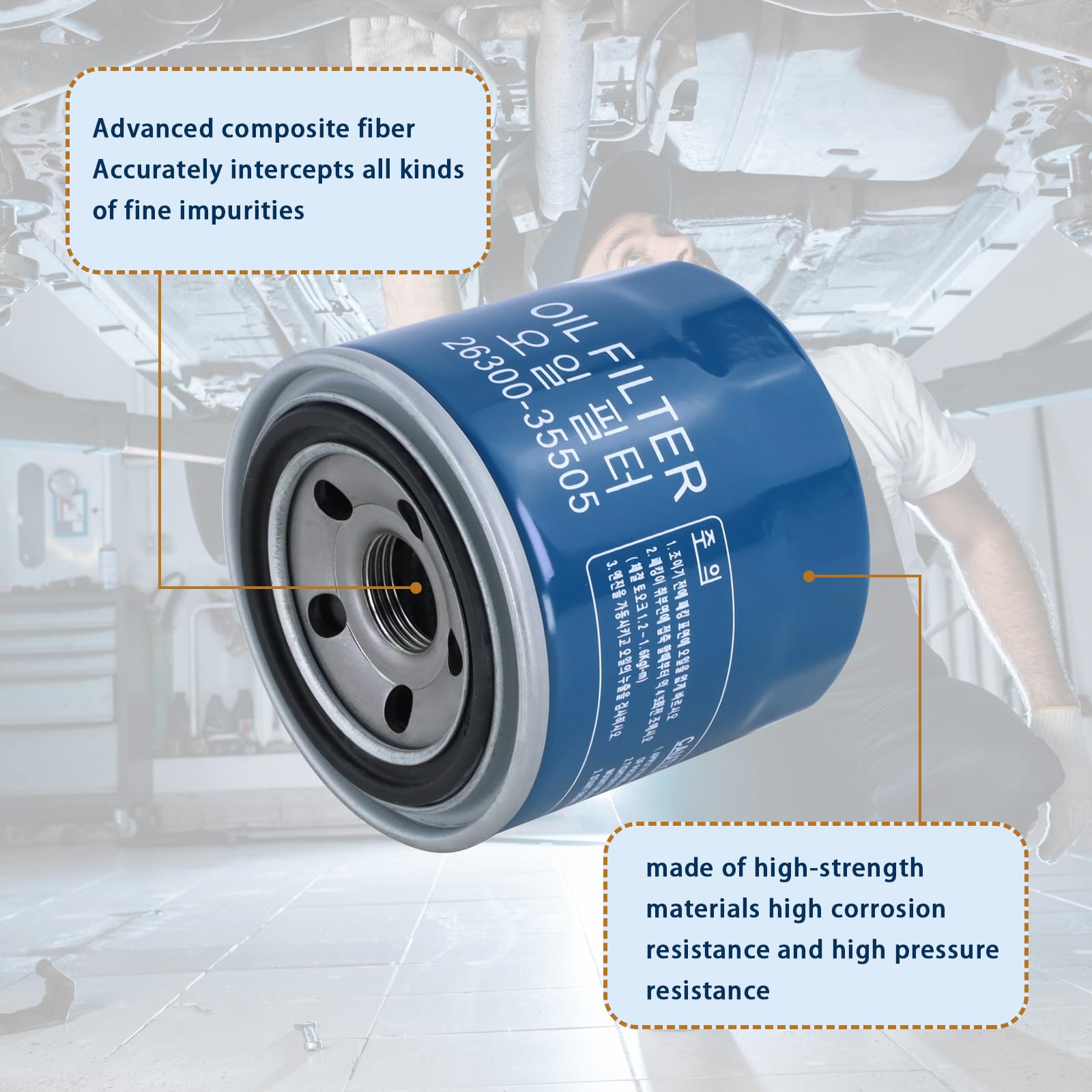 Lqito high-quality filter paper close-up, captures fine particles to protect engine.