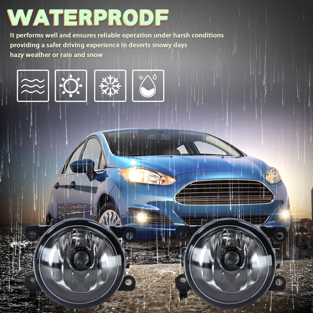Lqito Fog Lights compatibility chart shows broad vehicle fitment.