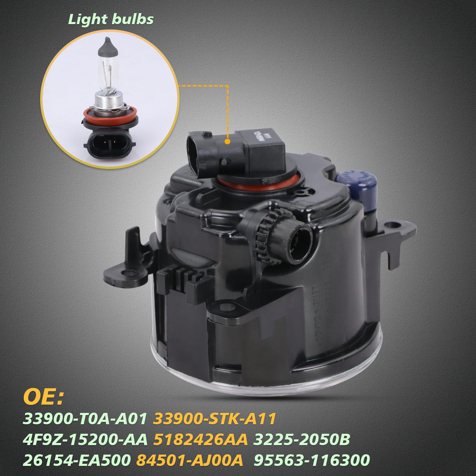 Lqito Fog Lights Durable Materials ensure long-lasting performance.