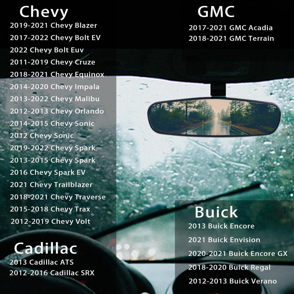 Lqito interior rear view mirror for Chevy Equinox provides clearer rear view.