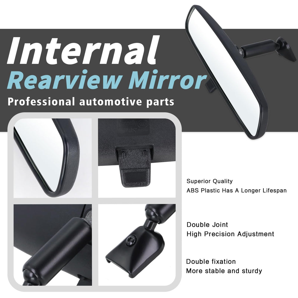 Lqito mirror glass clarity for safer lane changes behind you