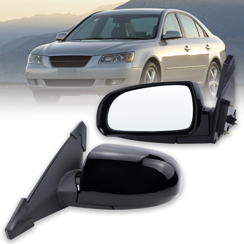 Lqito left driver mirror for Hyundai Sonata 2006-2010 improves rear visibility