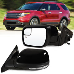 Lqito left driver side mirror for Ford Explorer enhances road visibility
