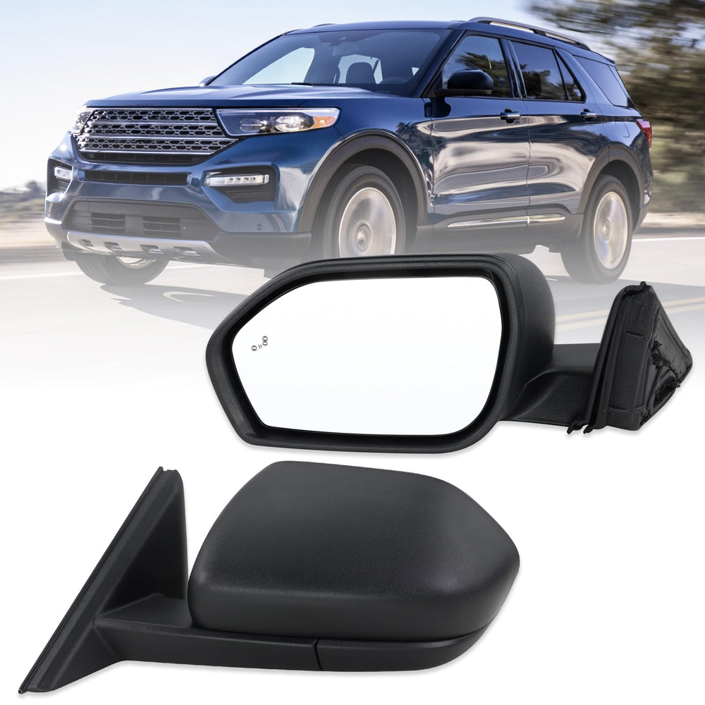 Lqito left driver side mirror for Ford Explorer 2020-2026 showing the overall view