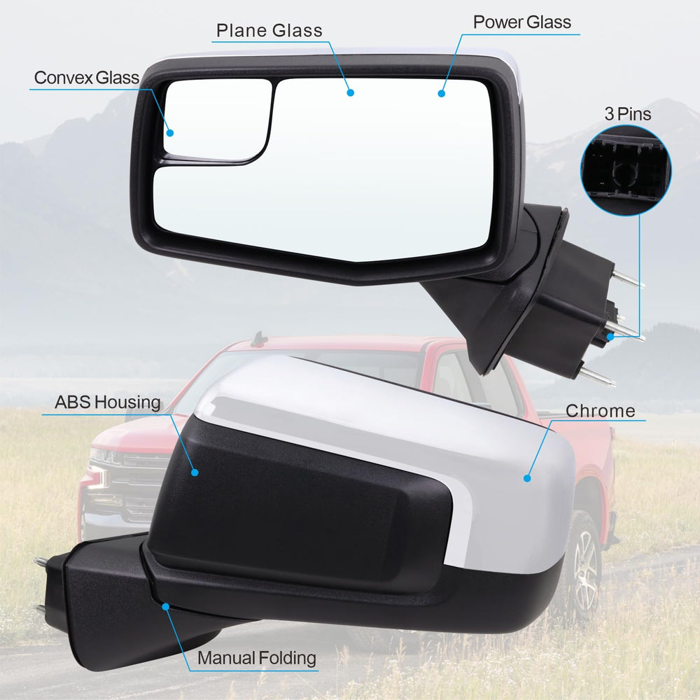 Lqito power glass focus on Silverado 1500 rear visibility
