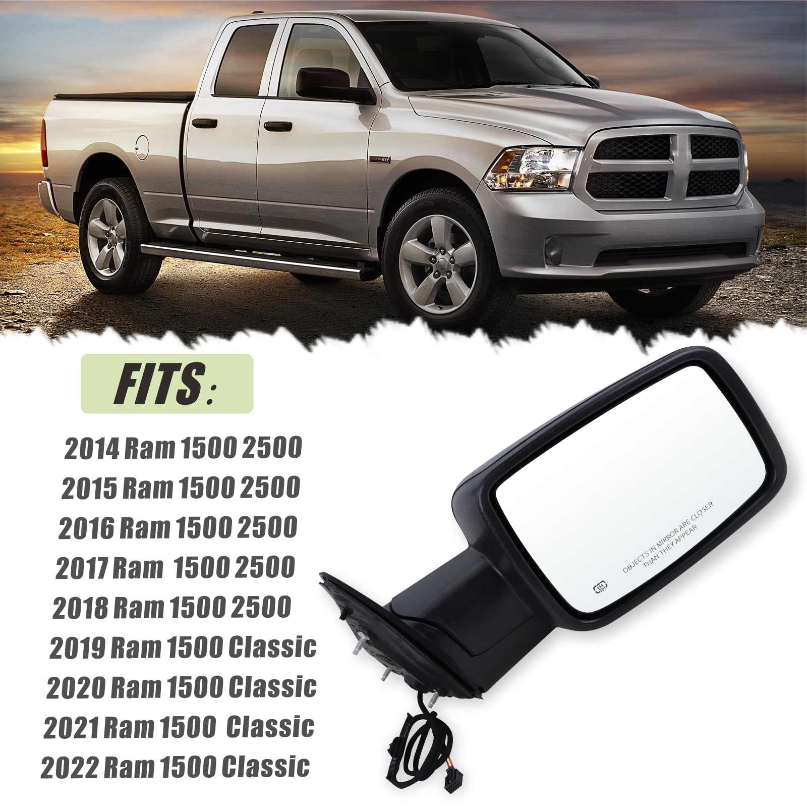 Lqito manual-folding mechanism mirror display emphasizes quick tool-free adjustment for versatile positioning.