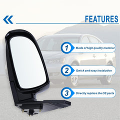 Lqito manual folding mirror helps parking in tight spaces safely