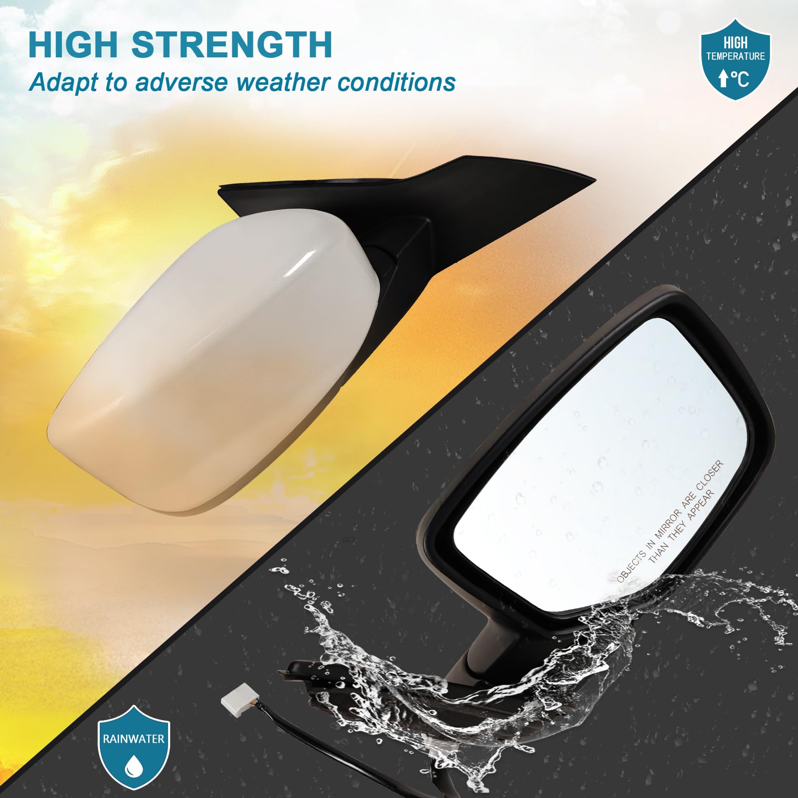 Lqito PA66-GF30 housing mirror provides long-lasting resilience for Accord.