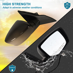 Lqito PA66-GF30 housing mirror close-up showing durable build for Accord.